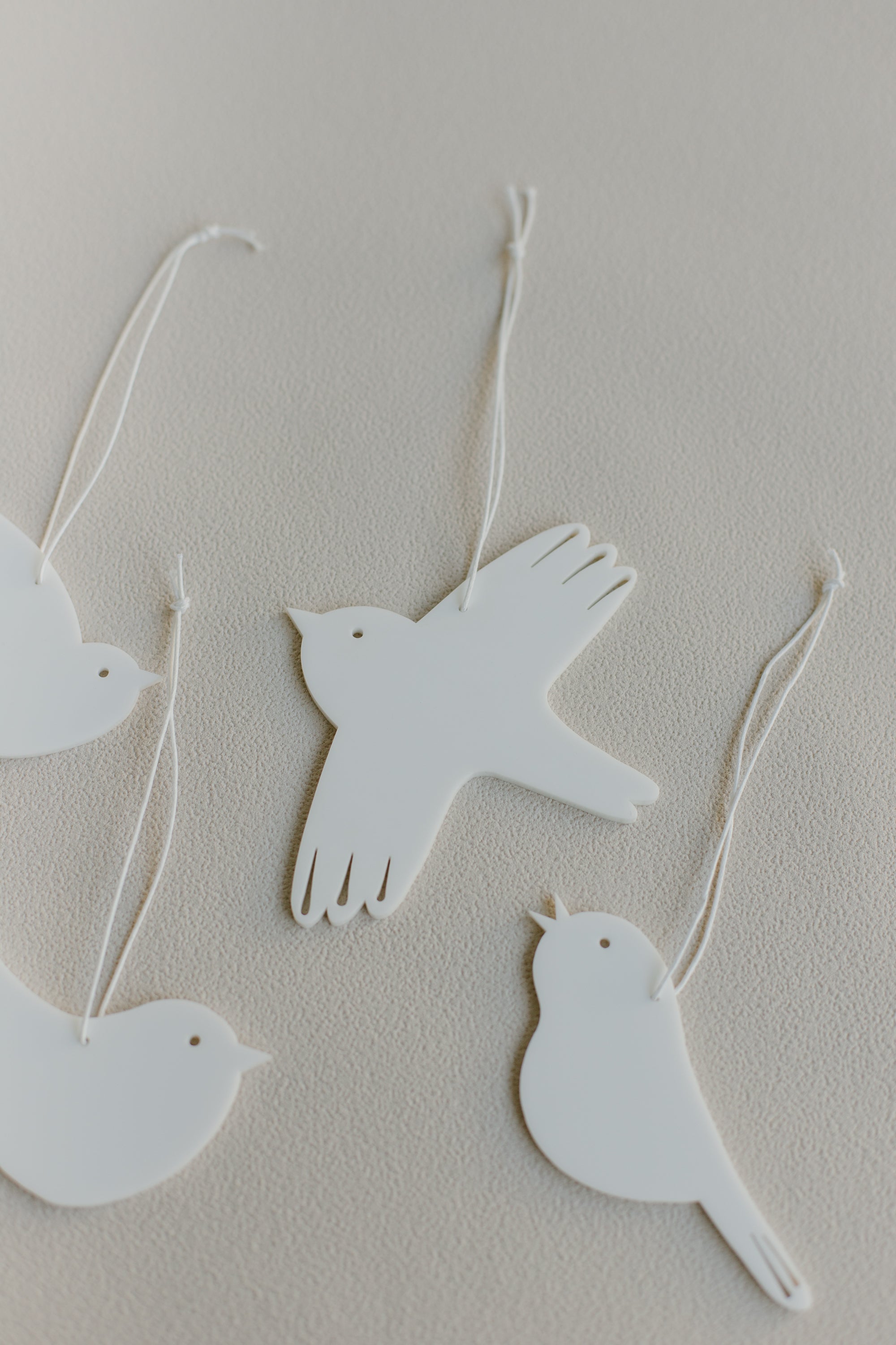 Osteranhänger Vögel 4-er Set