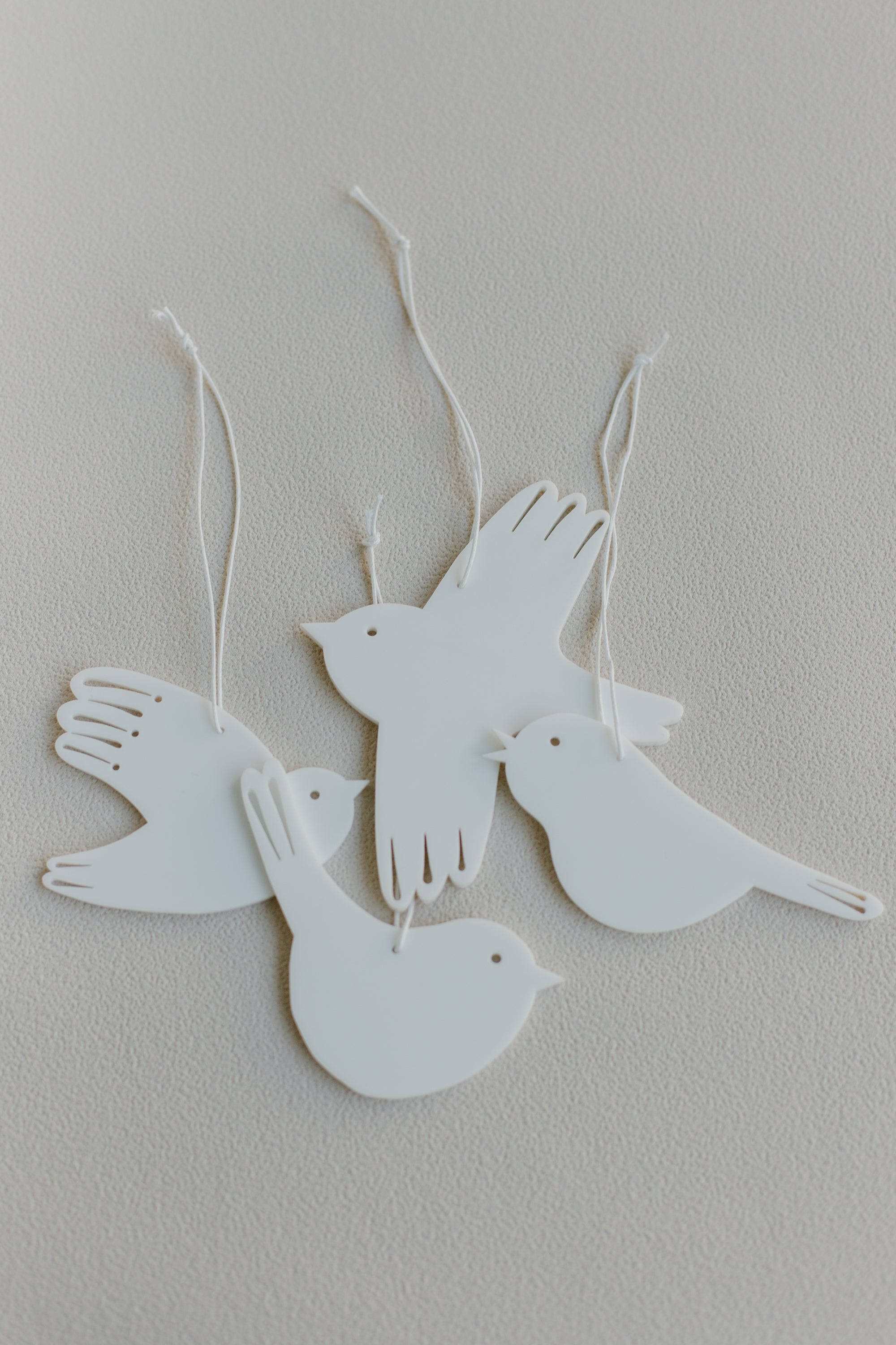 Osteranhänger Vögel 4-er Set