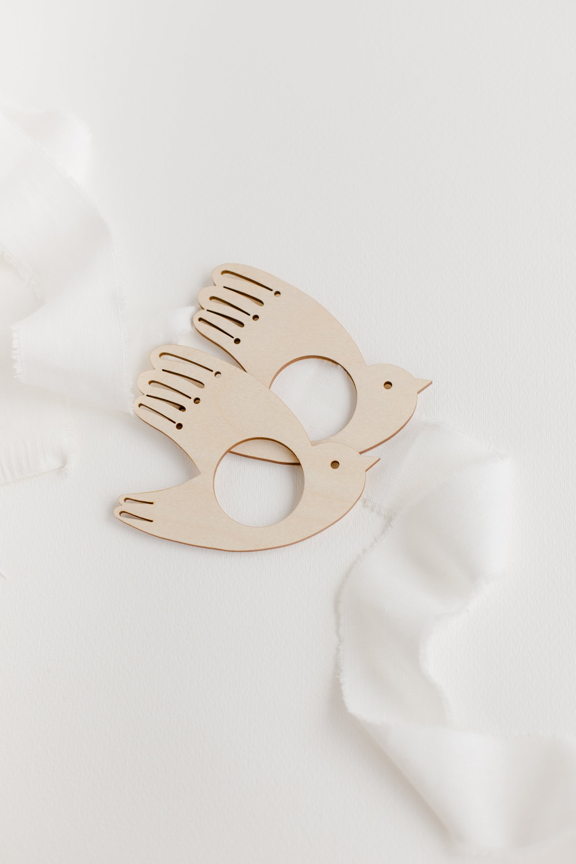 2-er Set Serviettenring Vogel