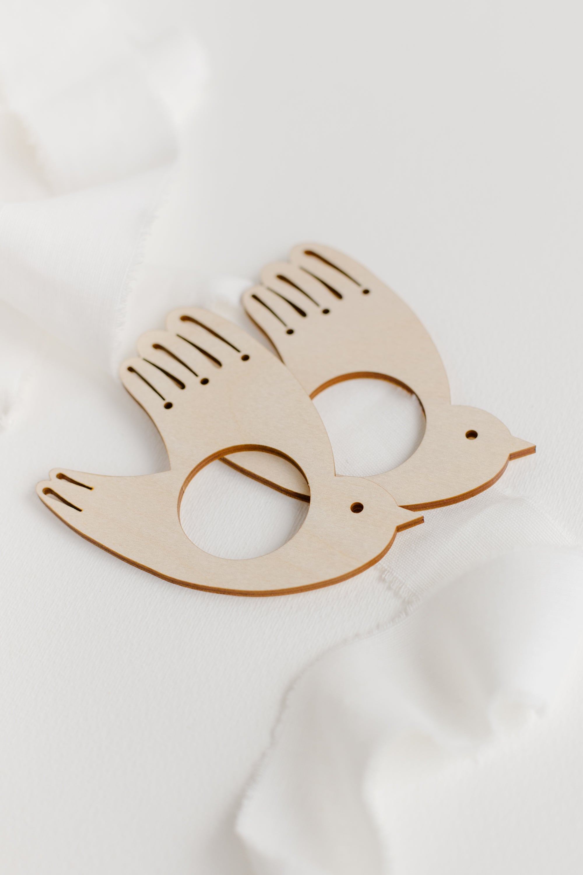 2-er Set Serviettenring Vogel