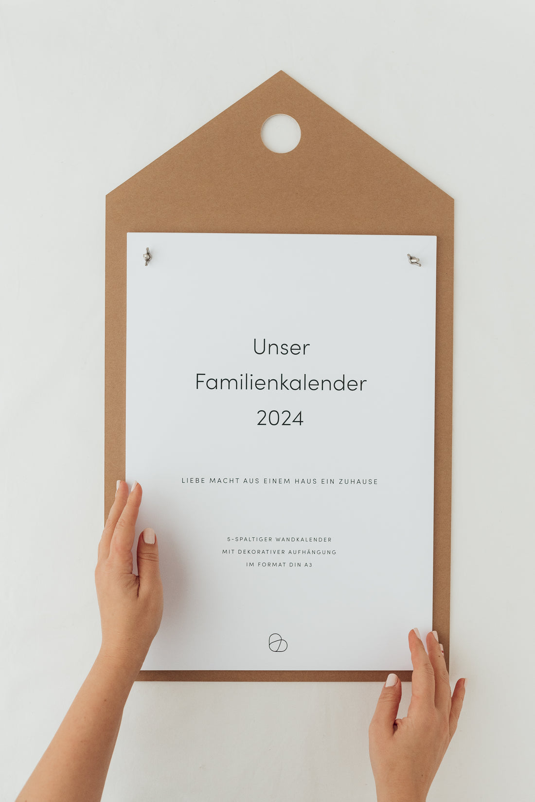 Familienkalender – Hausform mit 5 Spalten
