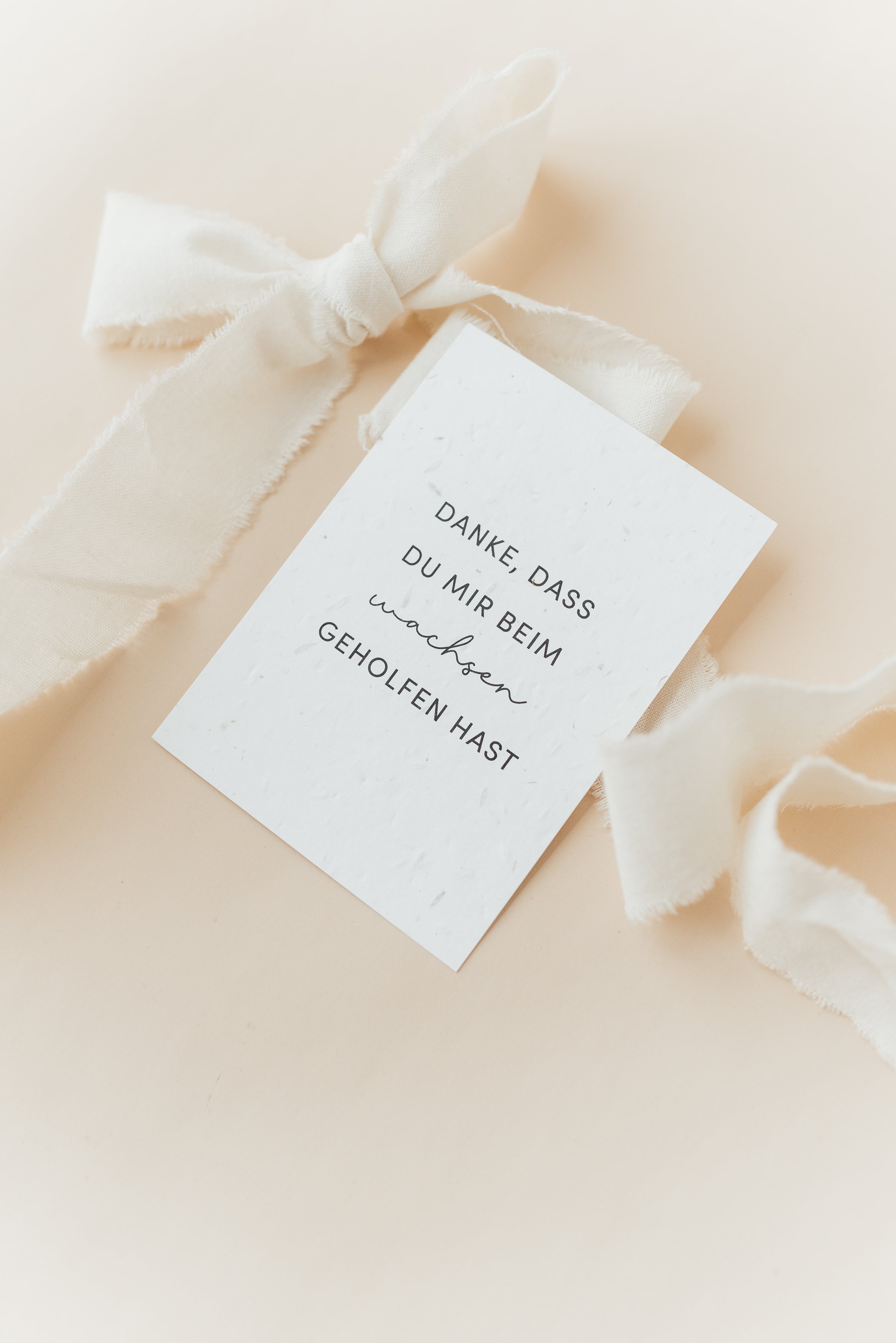 Postkarte wachsen geholfen (Samenpostkarte)