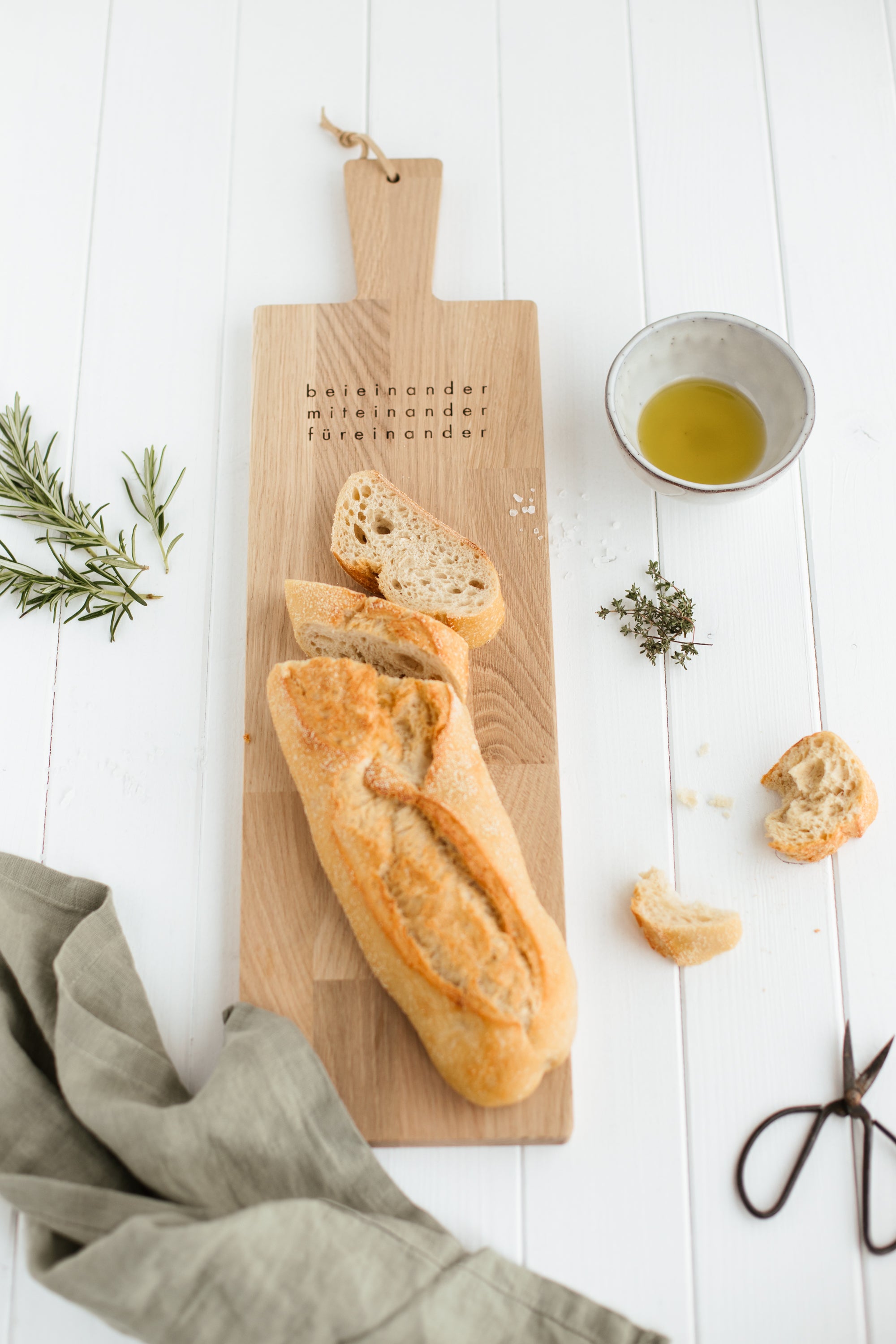 Schneidebrett beieinander