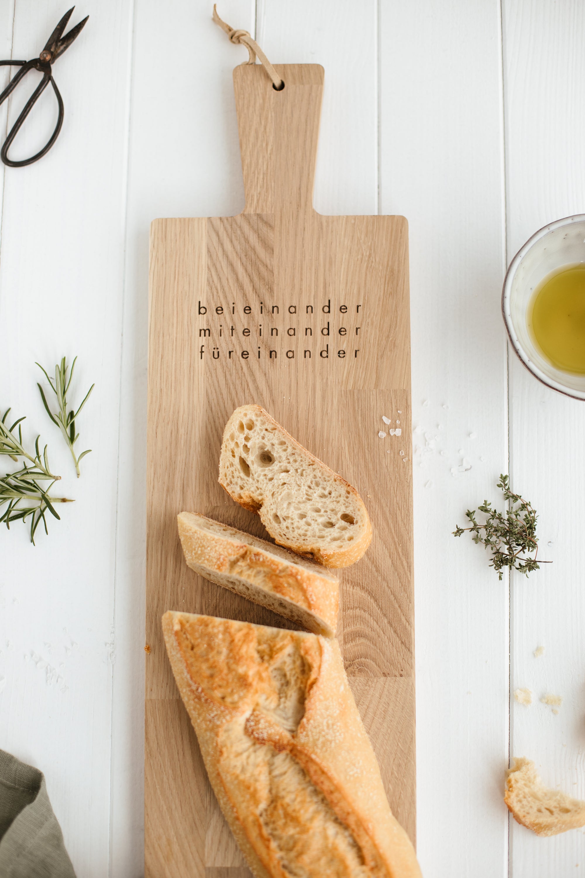 Schneidebrett beieinander
