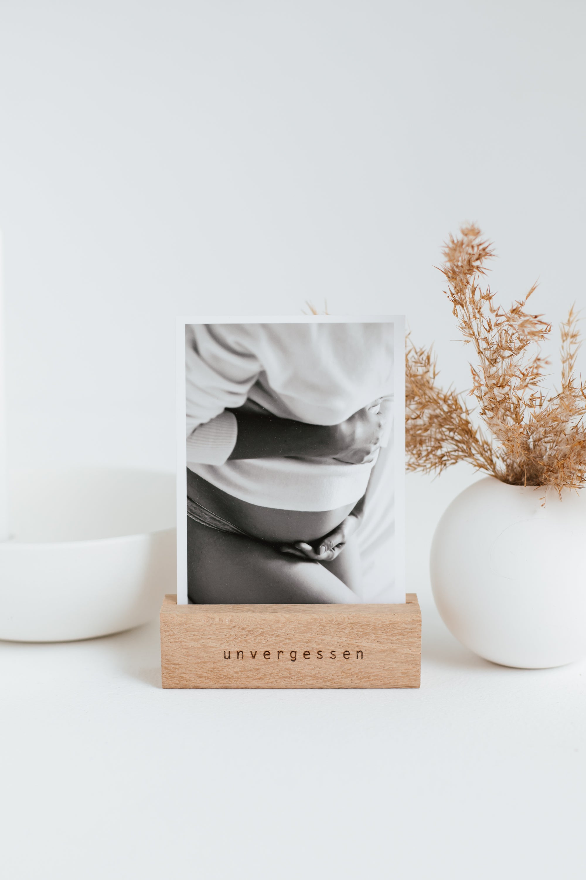 Postkartenaufsteller unvergessen