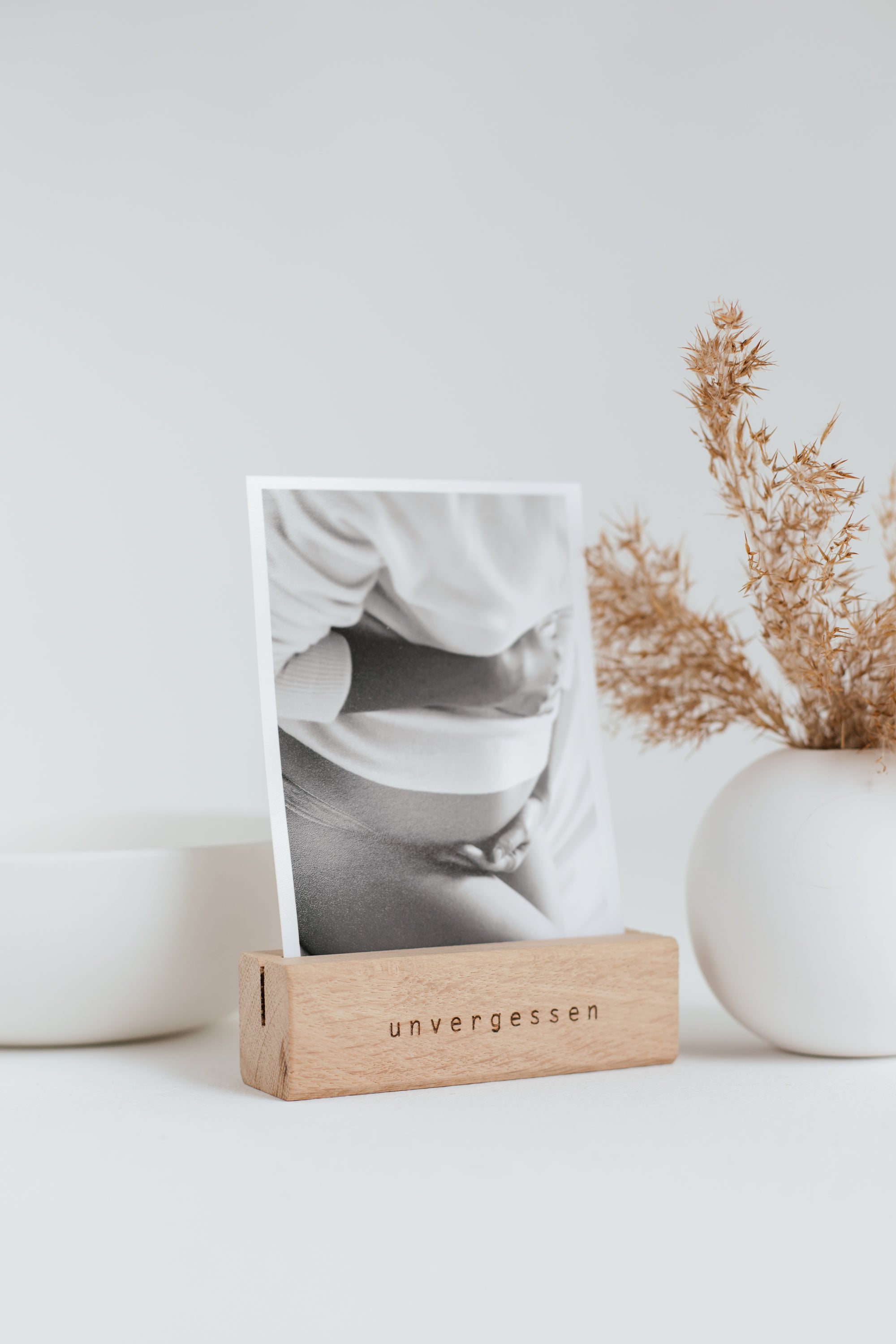 Postkartenaufsteller unvergessen