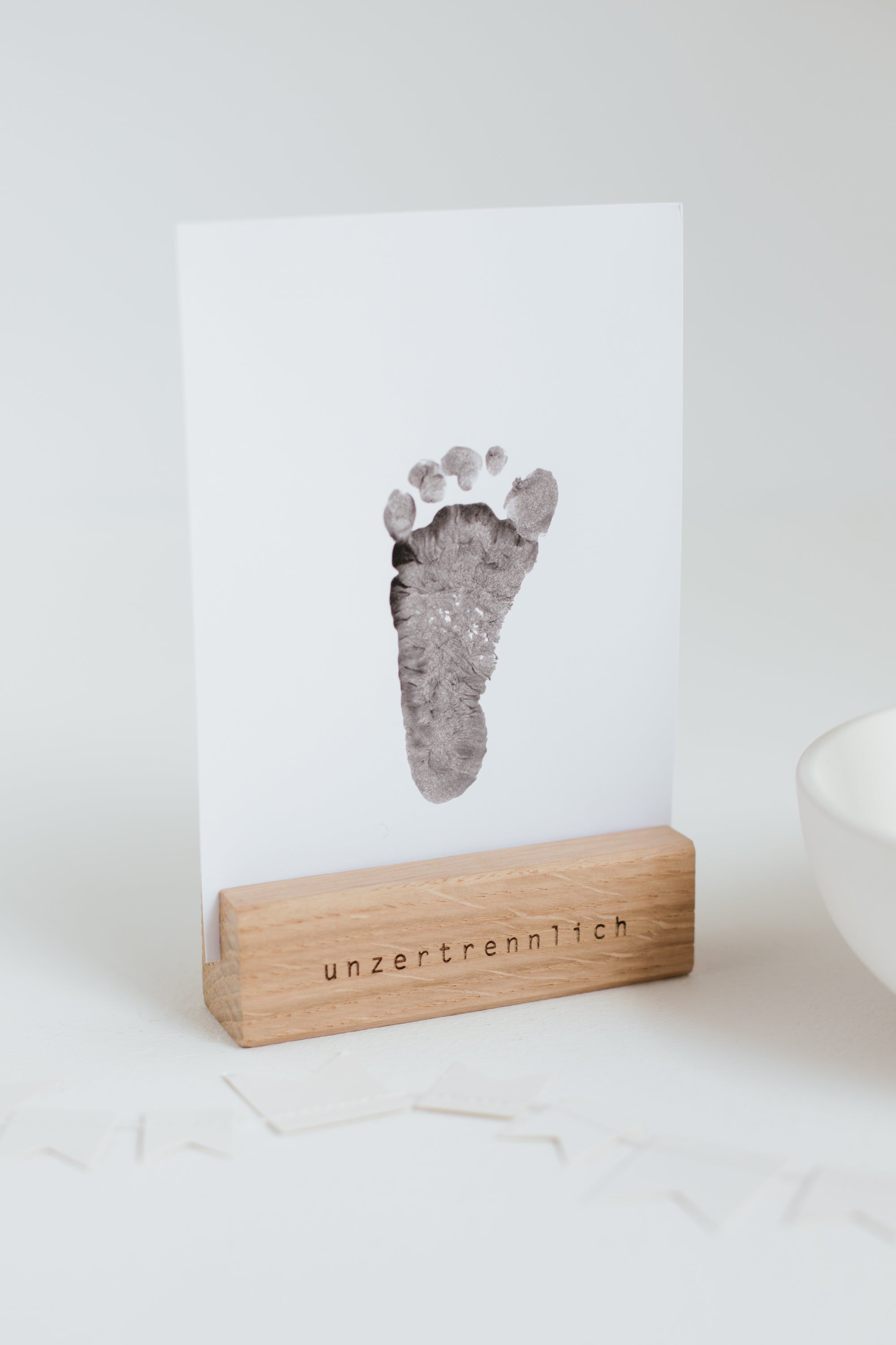 Postkartenaufsteller unzertrennlich