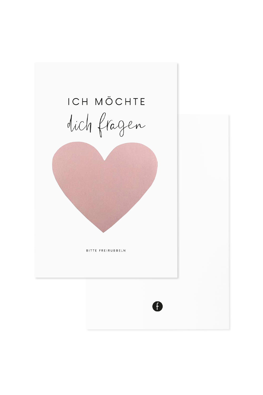 Rubbelkarte "Ich möchte dich fragen"
