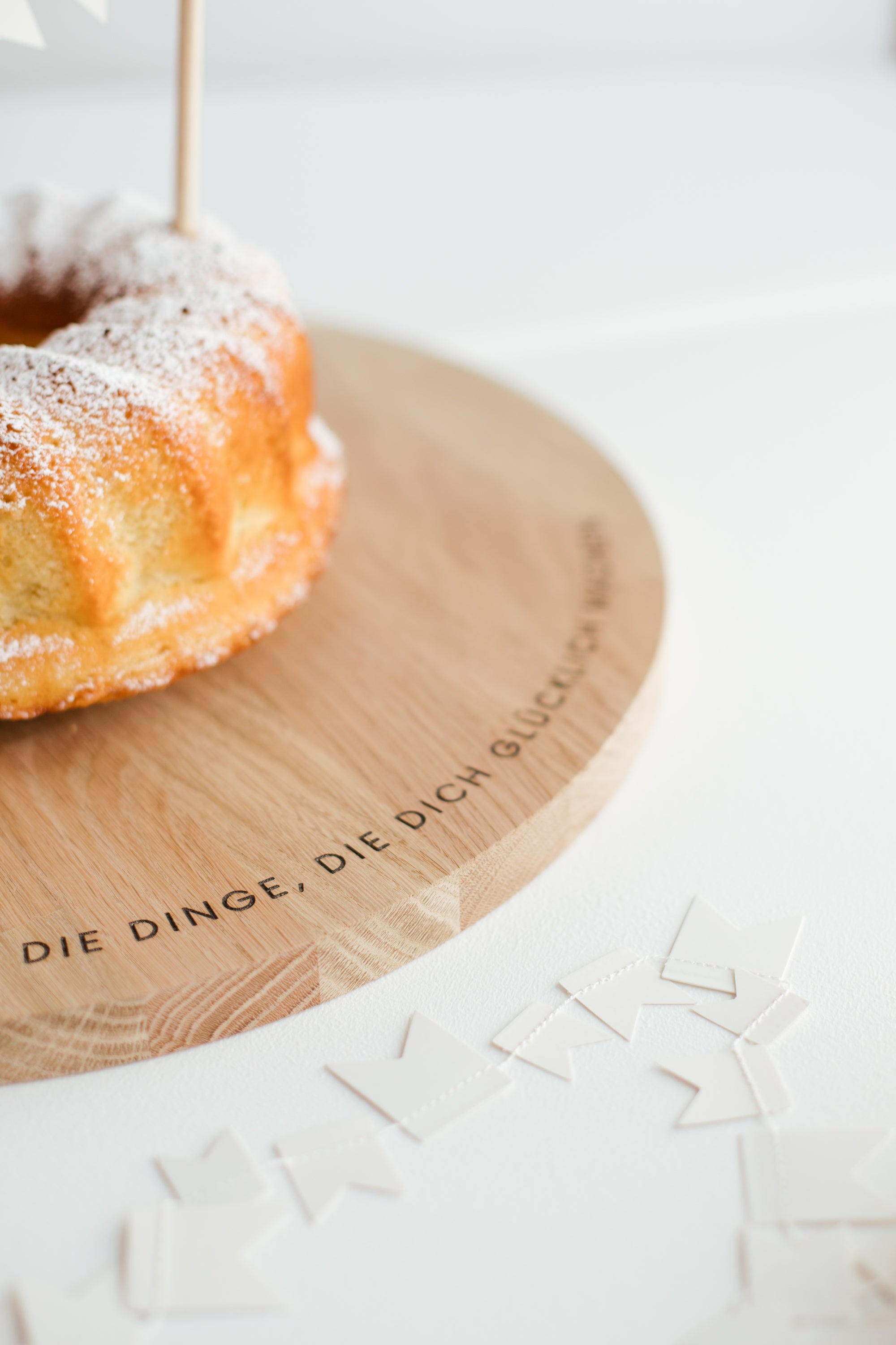 Schneidebrett Rund Nimm dir die Zeit