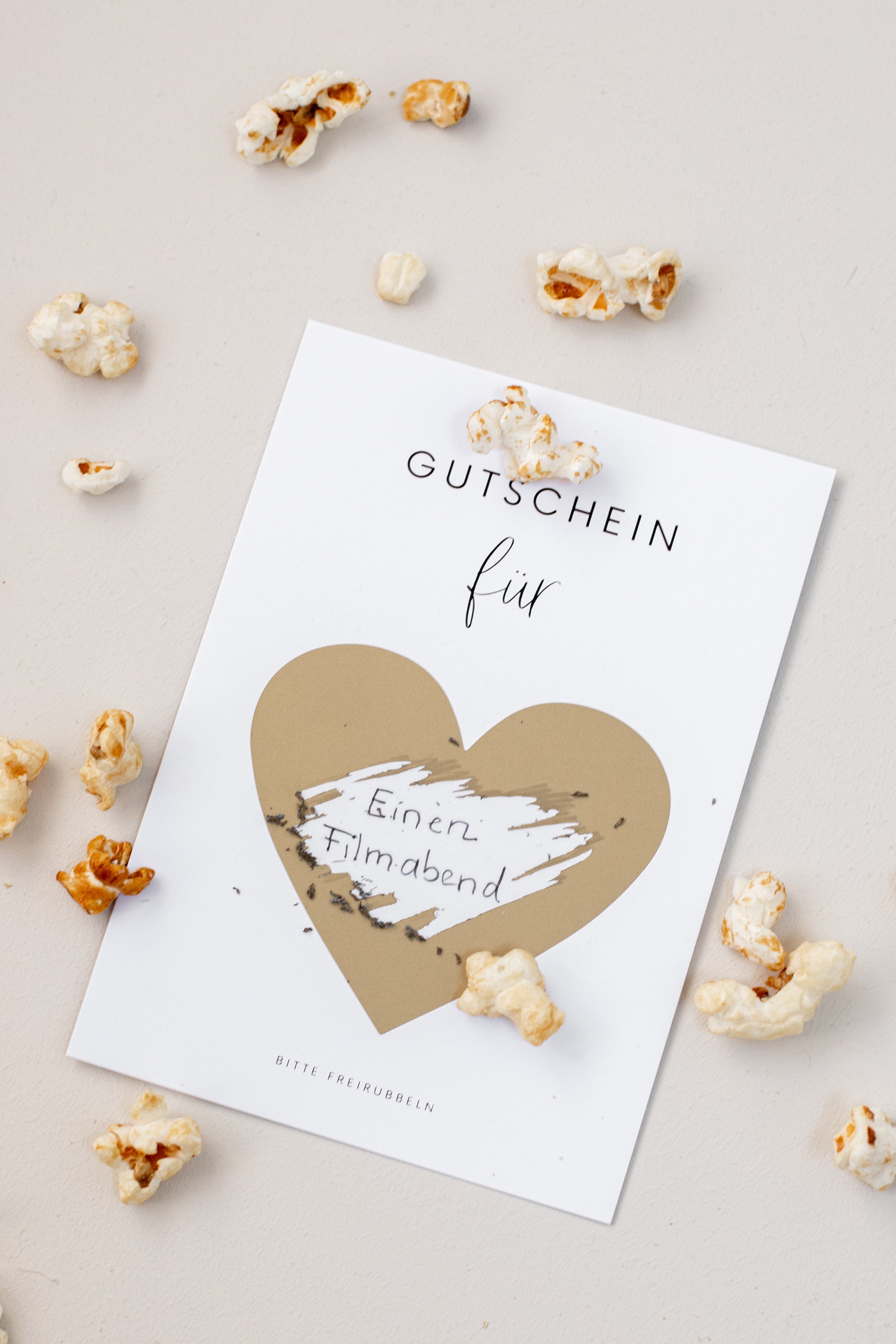 Rubbelkarte "Gutschein für"