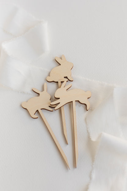 Cake Topper Hasen 3-er Set