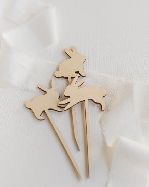 Cake Topper Hasen 3-er Set