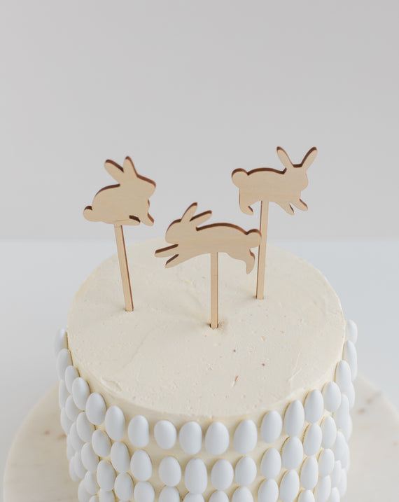 Cake Topper Hasen 3-er Set