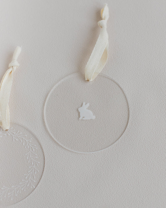 Osteranhänger transparent