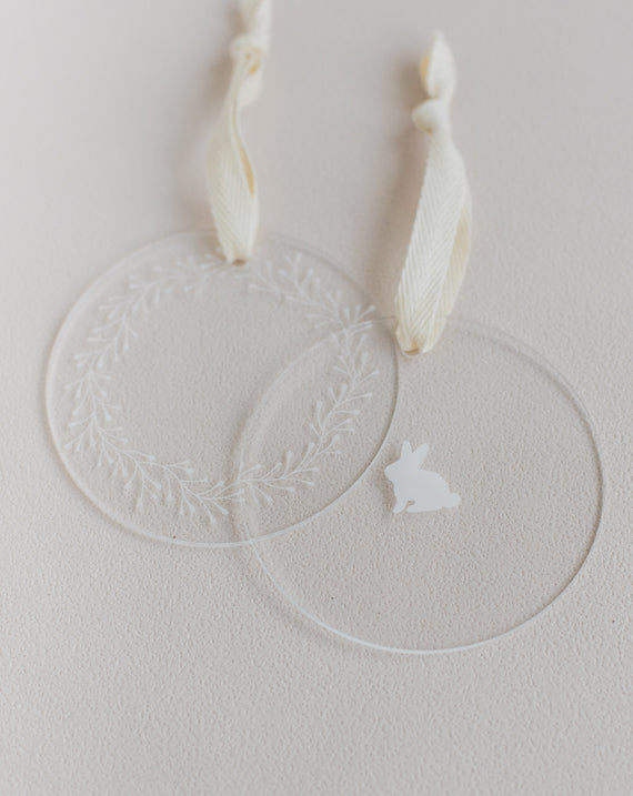 Osteranhänger transparent