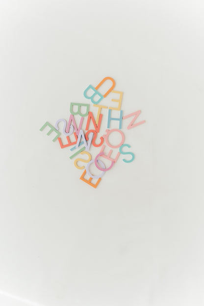 Deko Buchstabe Bunt Klein