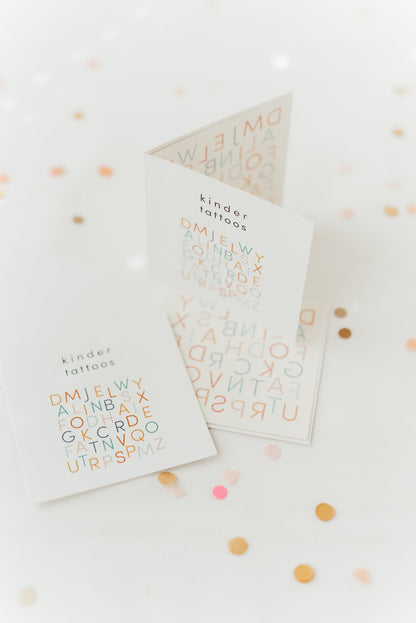 Kindertattoos ABC
