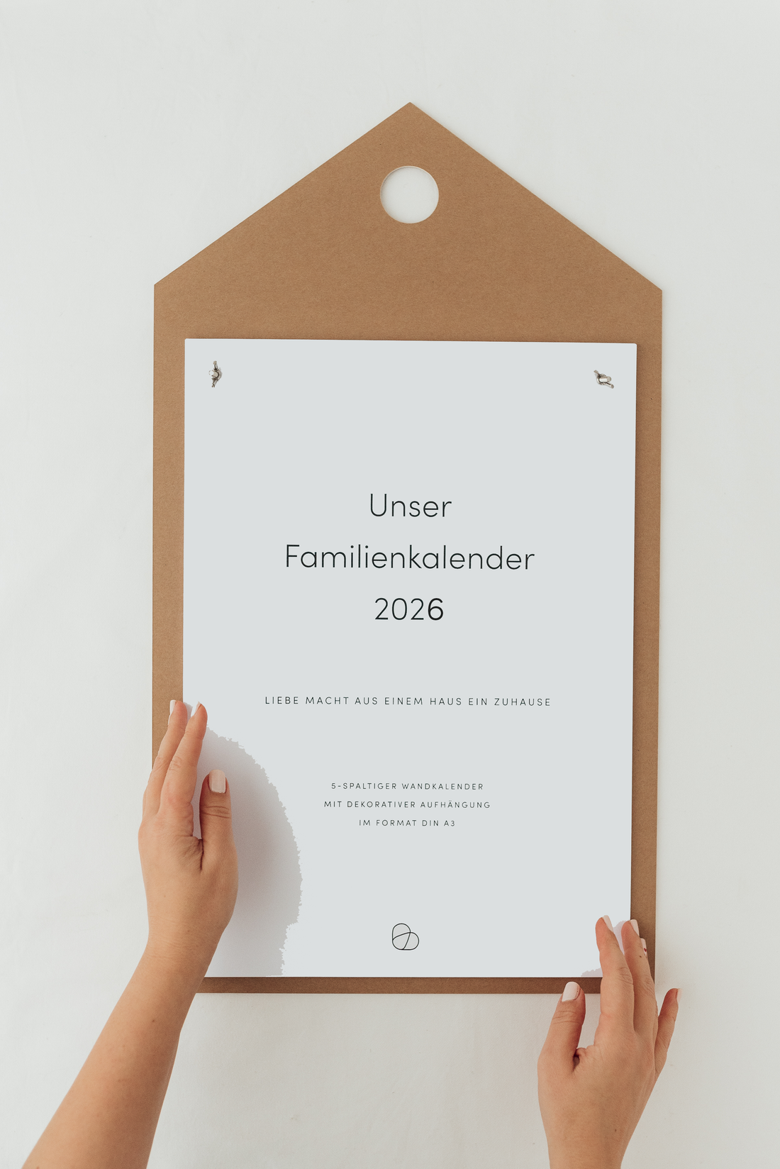 Familienkalender – Hausform mit 5 Spalten