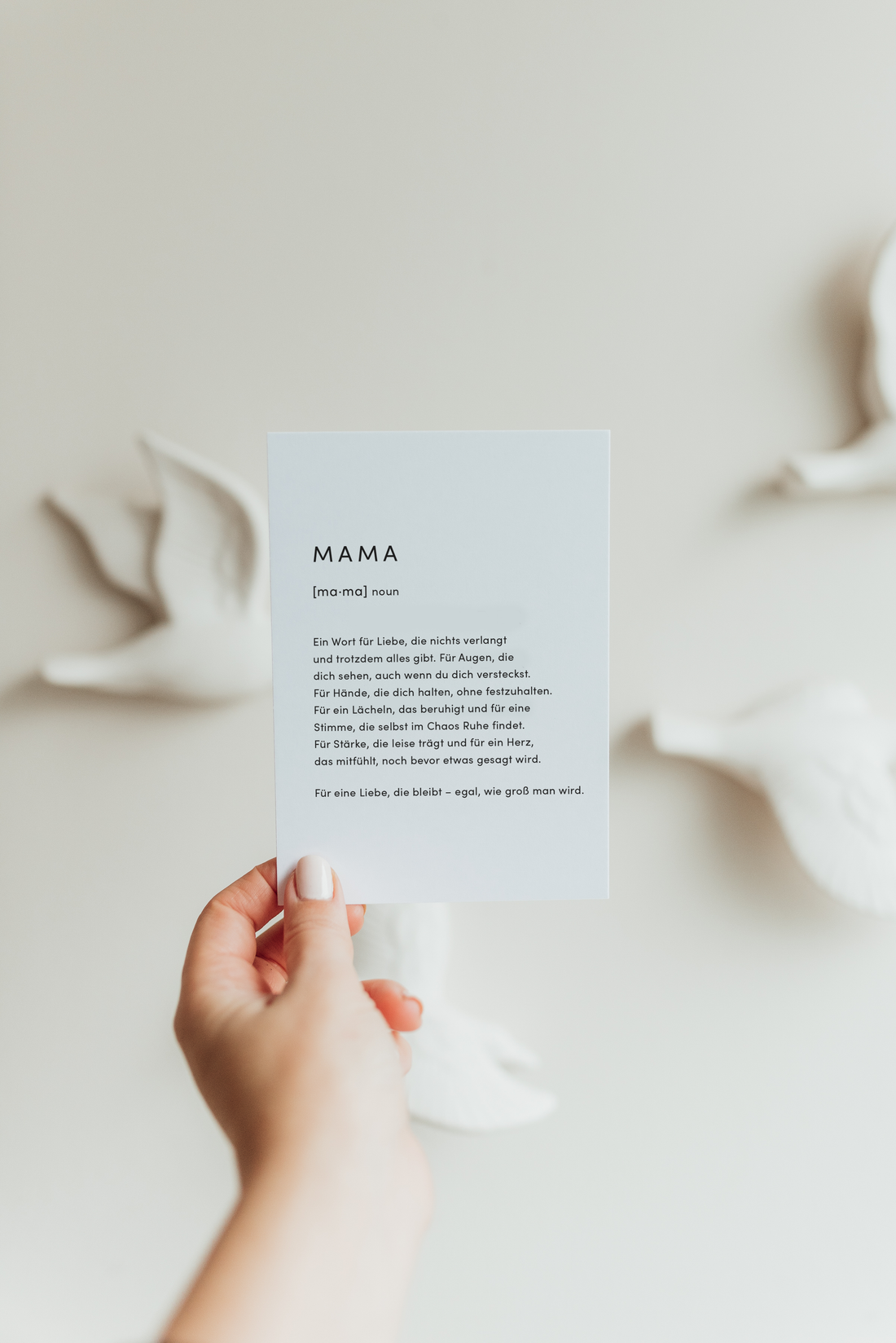 Postkarte Definition MAMA