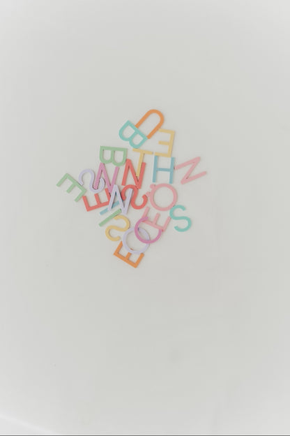 Deko Buchstabe Bunt Klein