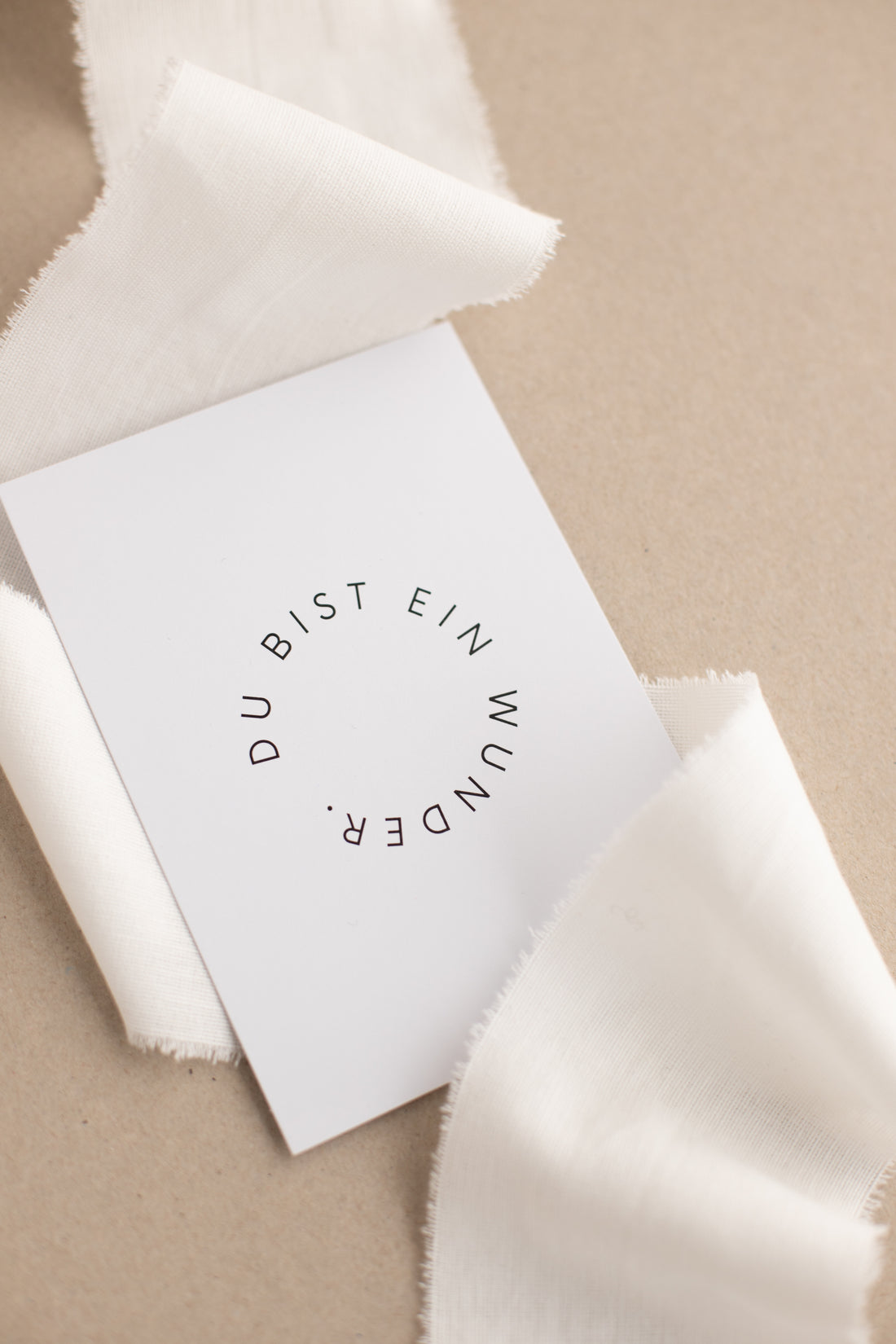 Postkarte Du bist ein Wunder