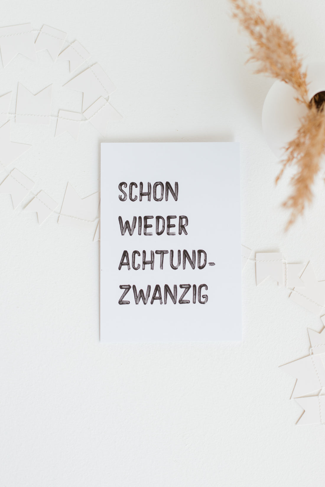Postkarte Schon wieder 28