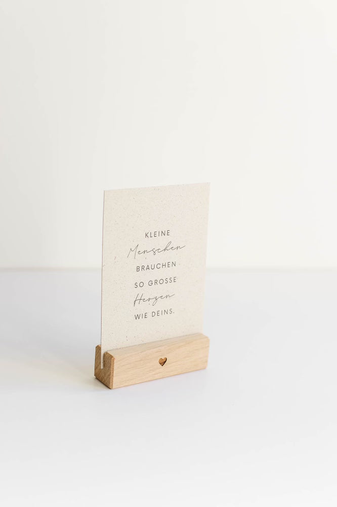 Postkartenaufsteller Herzchen
